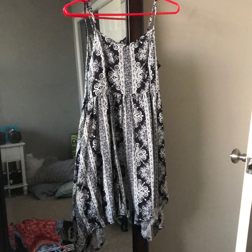 Black and white dress